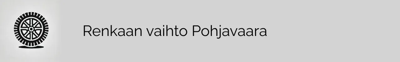 Renkaan vaihto Pohjavaara